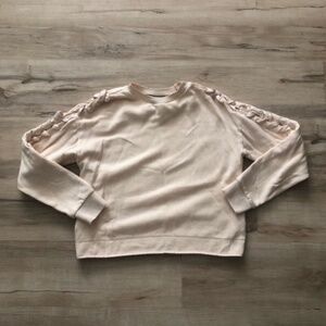 Scotch & Soda Cream Crew Neck Sweater
